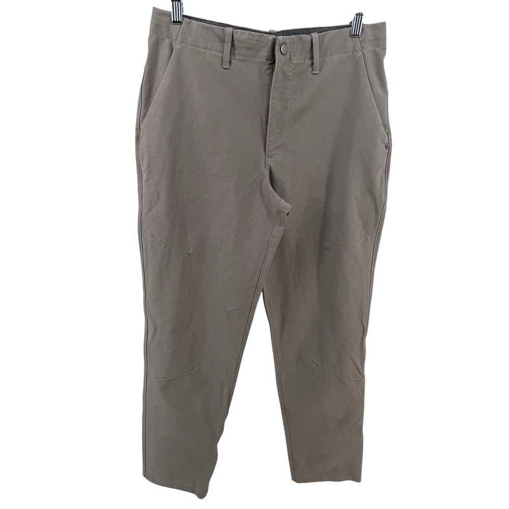 Vuori Meta Pants Mens Medium Charcoal Grey V480 Slim‎ Taper Stretch Chino
